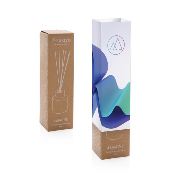 Ukiyo incense sticks, jasmine scent, 50ml - White