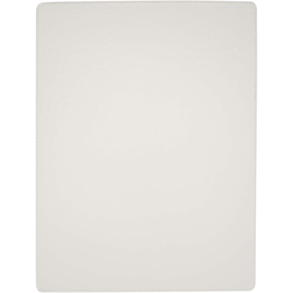 Clast A4 Klemmbrett mit Magnetverschluss und RCS recyceltem Kugelschreiber (schwarze Mine) - weiss