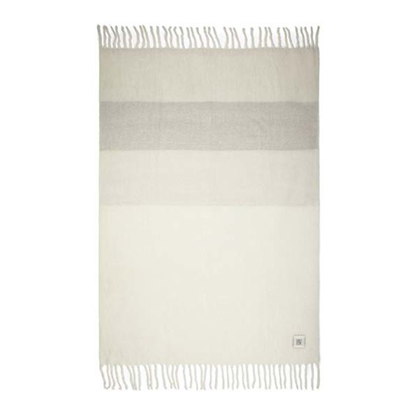 Vinga Saletto wool blend blanket - White / Beige