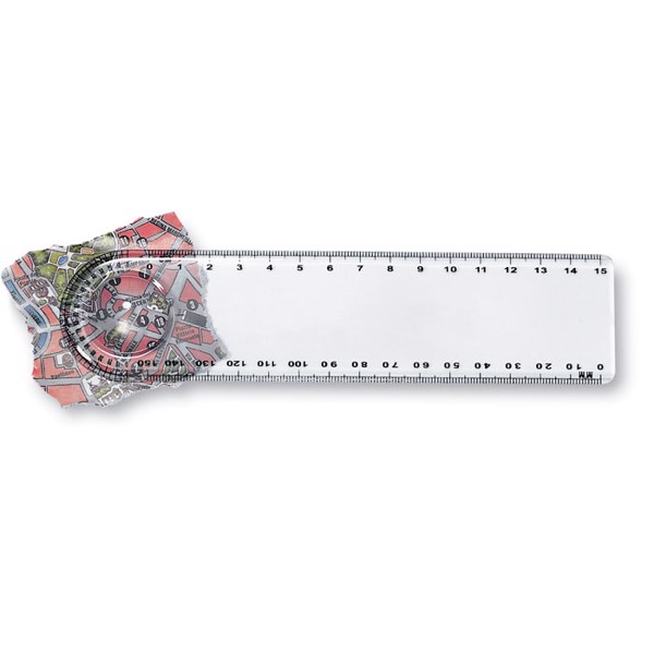 MB - Ruler with magnifier Lasta