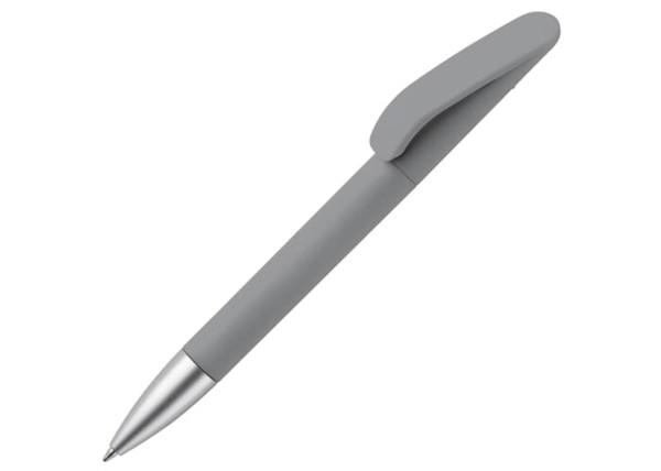 Ball pen Slash soft touch R-ABS - Grey