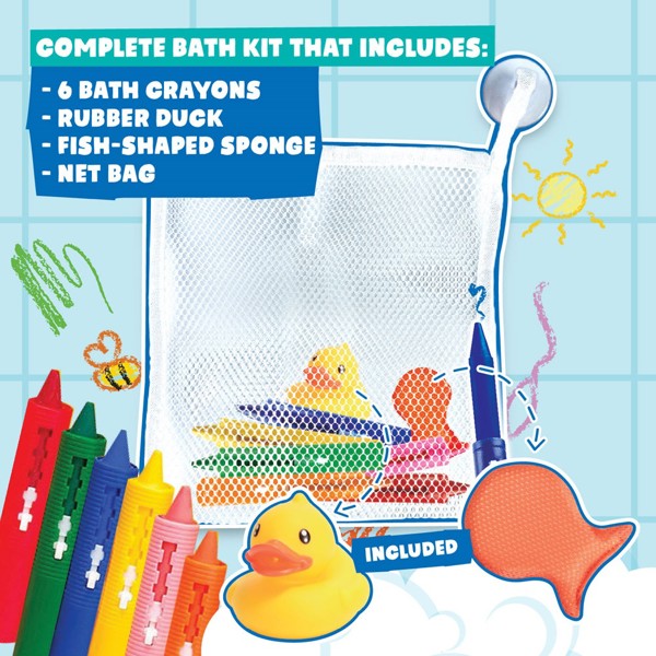 BATH CRAYONS. Vzdělávací hračky pro děti