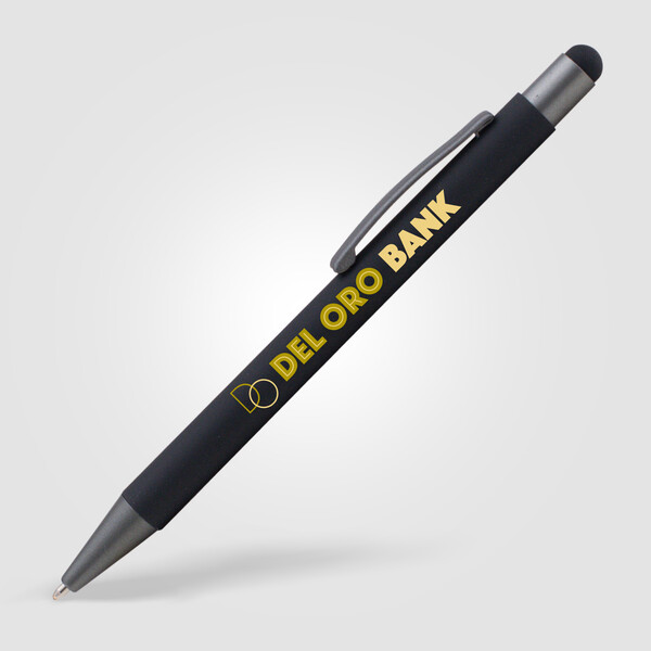 Bowie Softy Stylo avec Stylet - Noir / Laser