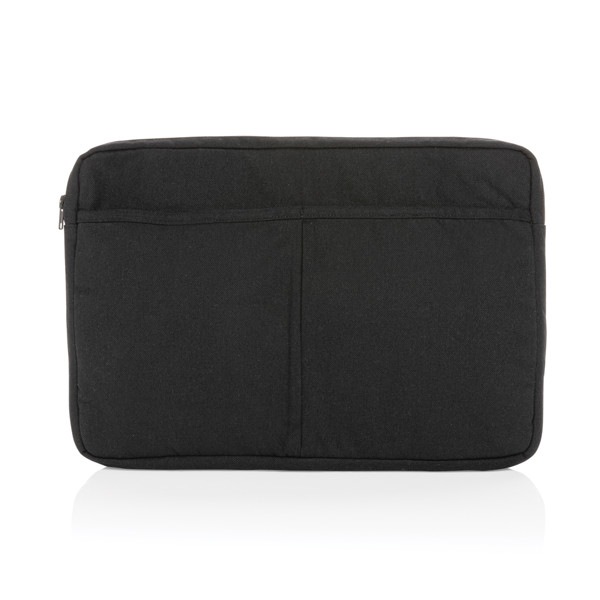 Obal na 15,6" notebook Laluka z recykl. bavlny AWARE™ - Černá