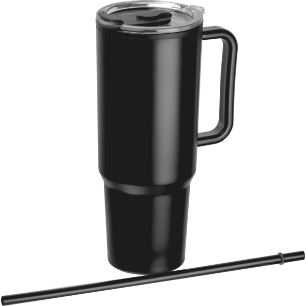 TEODORA XXL termohrnček, 1200ml - Black