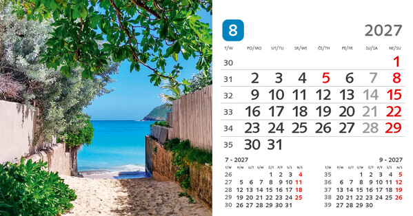 Stolni kalendar – Croatia
