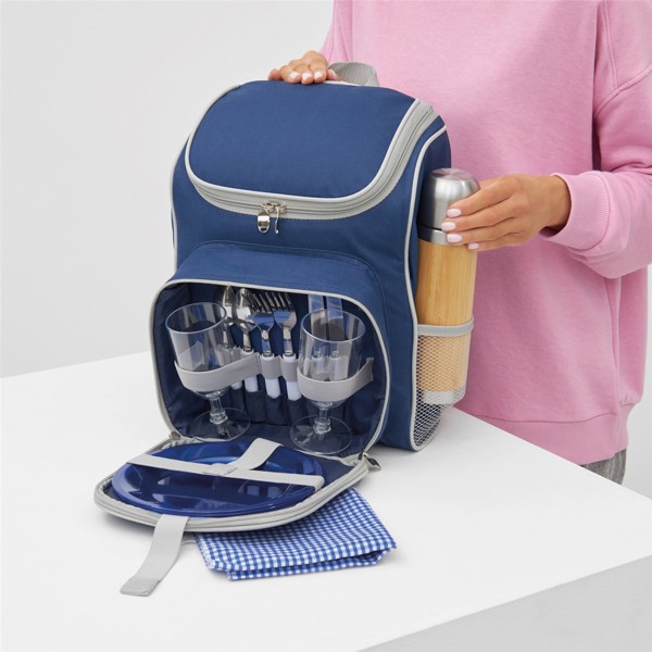 Picknick-Rucksack Outside - Blau / Grau