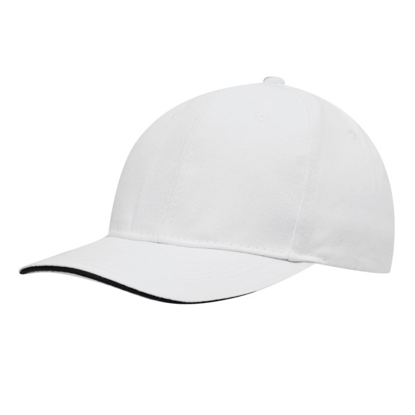 6-Panel-Sandwich-Cap Liberty - Weiß