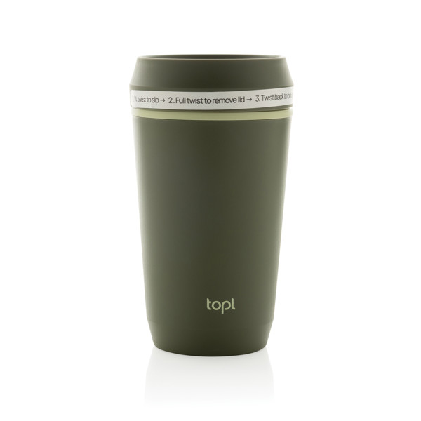 Hrnek Topl To Go 354 ml z RCS recyklovaného plastu - Zelená