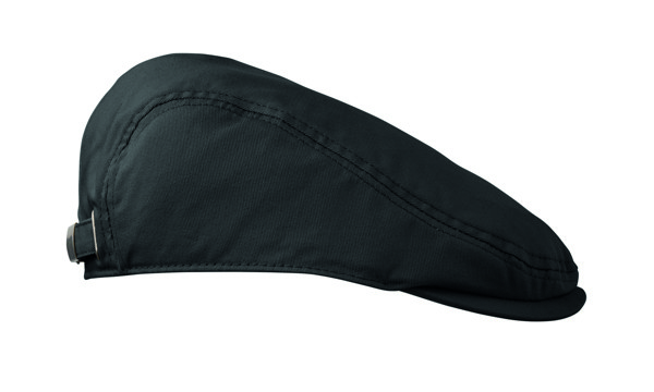 Newsboy flat cap 235 gr/m² Flat Peak - Black