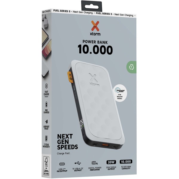 Xtorm FS510 Fuel Series 10.000 mAh 20 W powerbank - Hvid