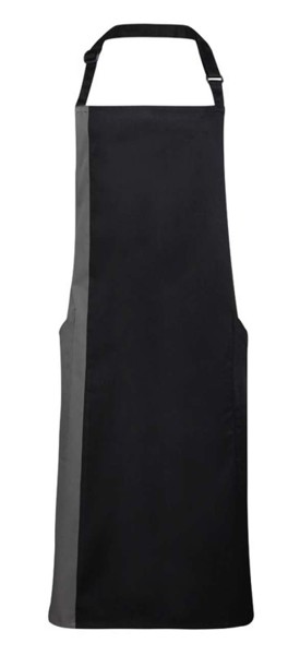 Kontrastna pregača s prslukom 'Colours Collection' - Black / Dark Grey