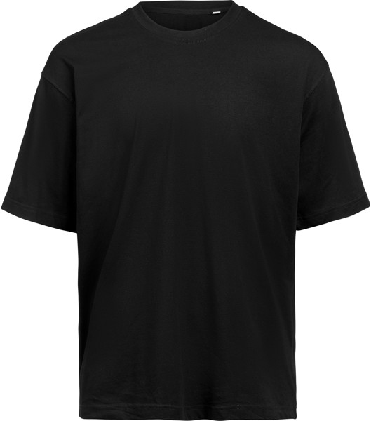 Heavy Oversize Unisex T-Shirt Untagged Movement | OCS Loose T-Shirt - Black / XXS