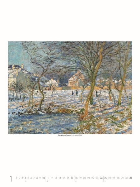 Nástenný Kalendár Claude Monet 2027