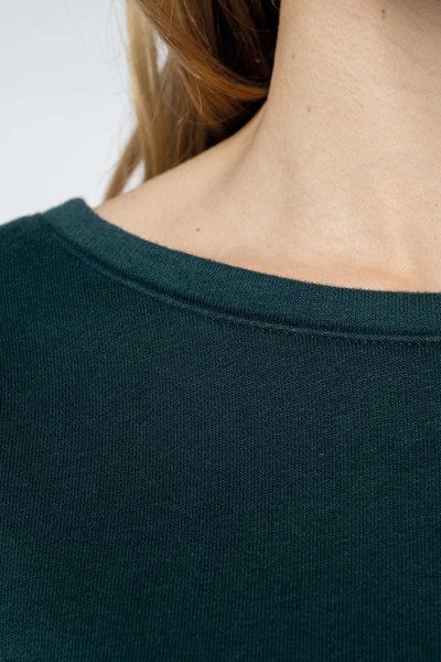 Ladies' Oversized Sweatshirt - Black / L/XL