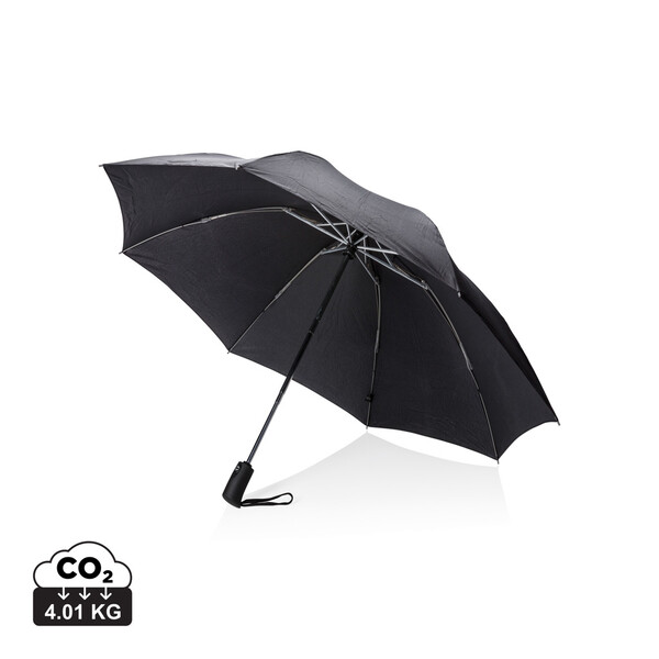 Swiss Peak foldable umbrella 108 cm, RPET auto open