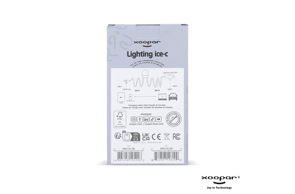 Câble Xoopar ICE-C Lighting - Gris