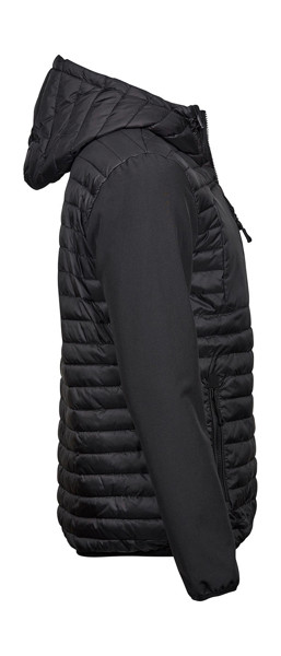 Hooded Crossover Jacket - Black / XL