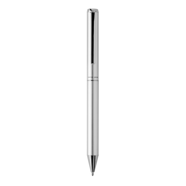 Swiss Peak Cedar RCS certified recycled aluminium pen - Silver