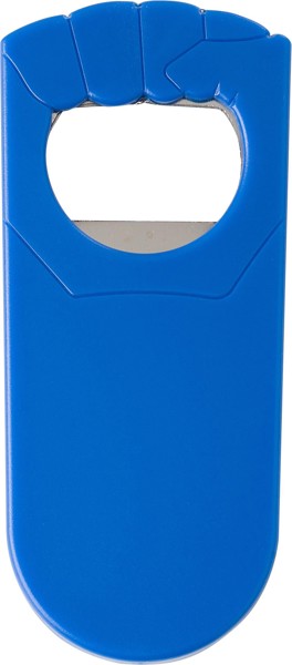 Décapsuleur Tay | Plastique | Forme de poing - bleu