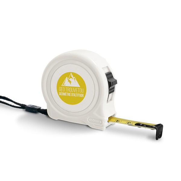 MESURE : METRE RUBAN JAUNE 3m X 16mm