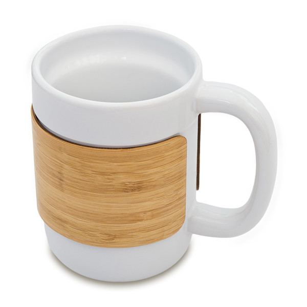 Soro ceramic mug - White
