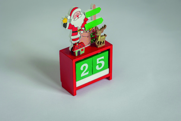 Christmas countdown calendar Laskenta