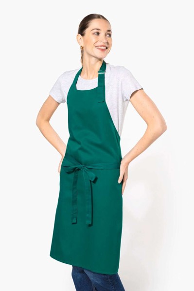 Polycotton Apron Without Pocket - White