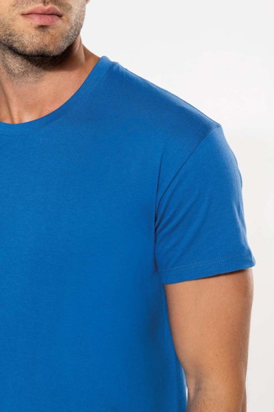 Bio150ic Men's Round Neck T-Shirt - Light Royal Blue / 3XL