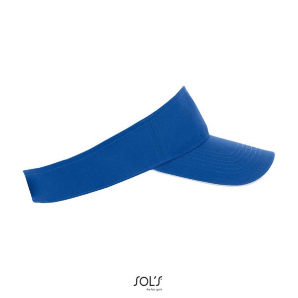 Sol's Ace - Unisex Visor - Royal Blue / White