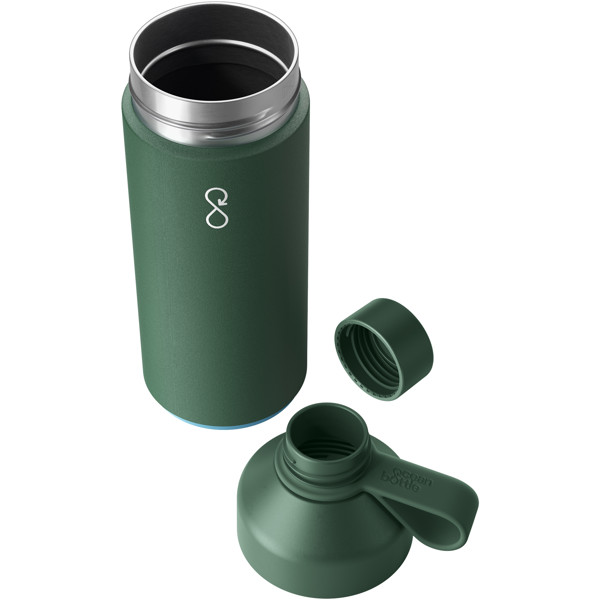 Borraccia da 1000 ml con isolamento sottovuoto Big Ocean Bottle - Verde foresta