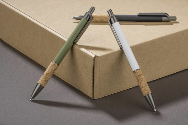 Ball pen KUBOD - white