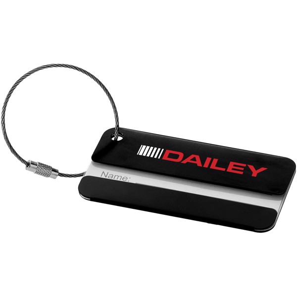 Traveler luggage tag - Black
