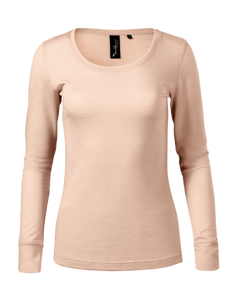 Triko Dámské Malfini Premium® Merino Rise Ls - Cameo / XL