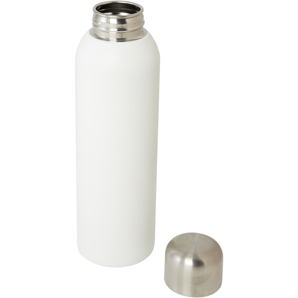 Garrafa de água de aço inoxidável com certificação RCS de 820 ml "Guzzle" - Branco