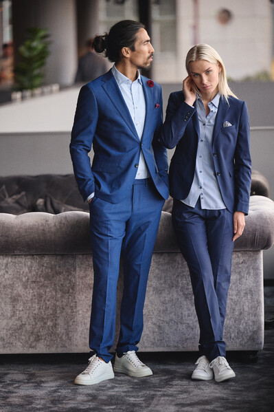 Classic Blazer 20 Woman Grey melange 34