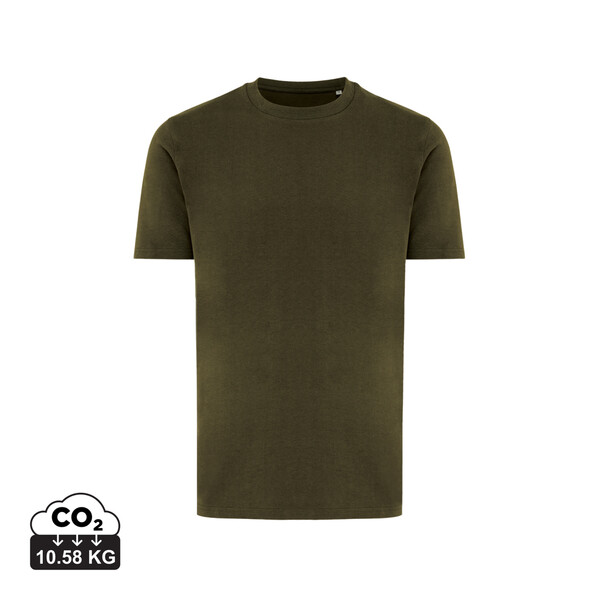 Tričko IQONIQ Brett z recykl. bavlny - Khaki / XXXL