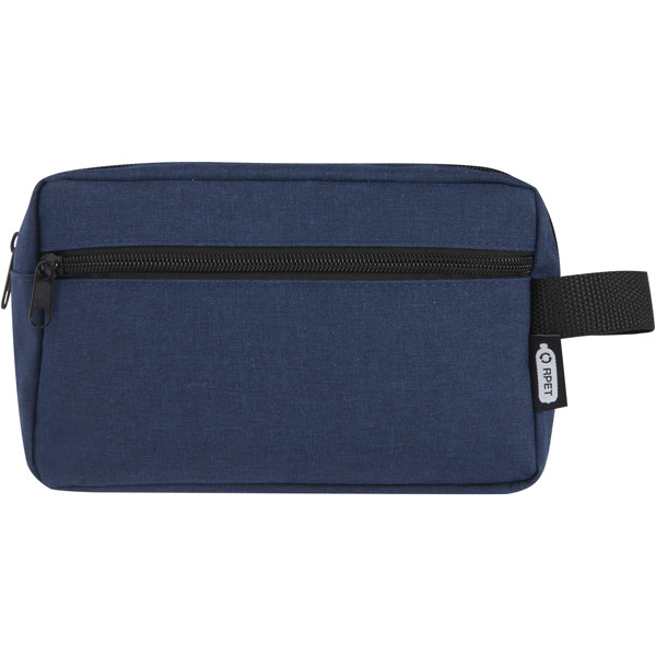 Trousse de toilette Ross en RPET certifié GRS de 1,5 L - Bleu cobalt