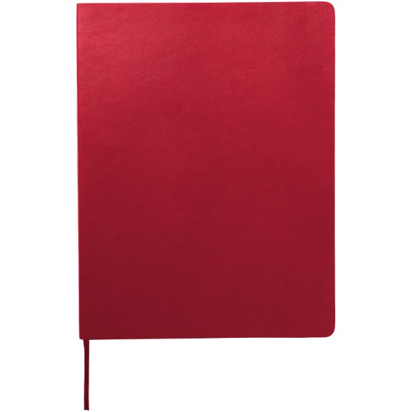 Blocco note Classic con copertina morbida, formato XL - pagina bianca - Scarlatto