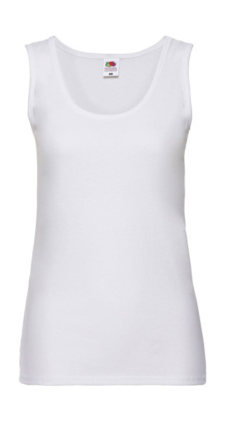 Ladies Valueweight Vest - White / L