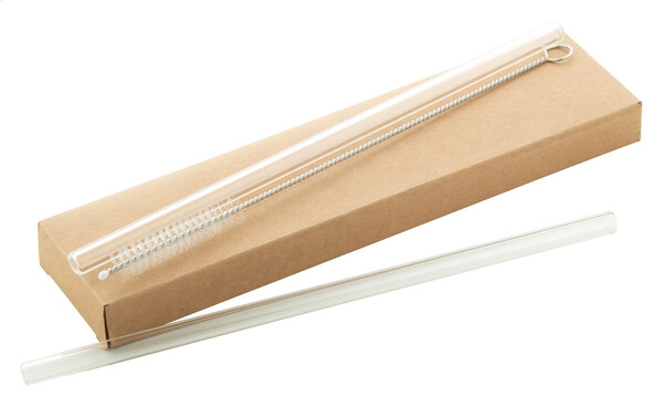 Set de pailles en verre GlasSip