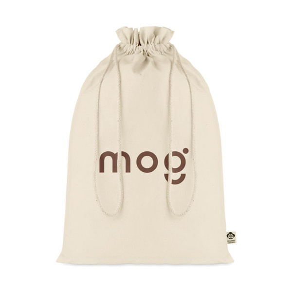 Large organic cotton gift bag Amber Large