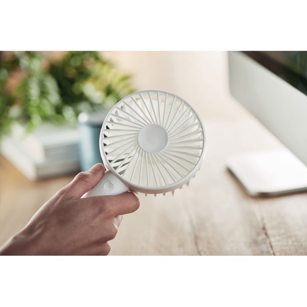 Dini USB desk fan, 3 speeds, 2000 mAh