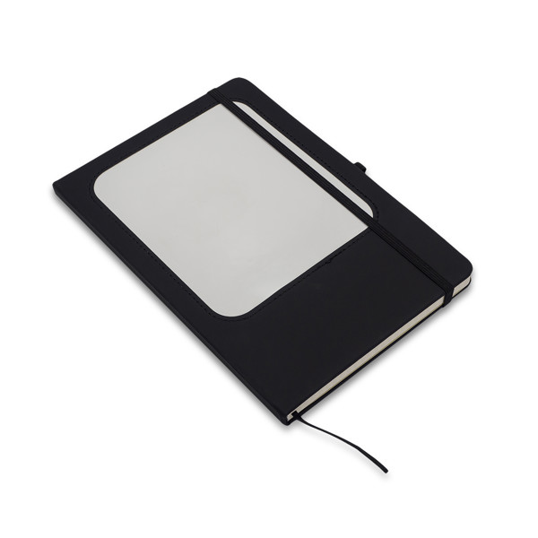 Blanko notebook with a white erasable board