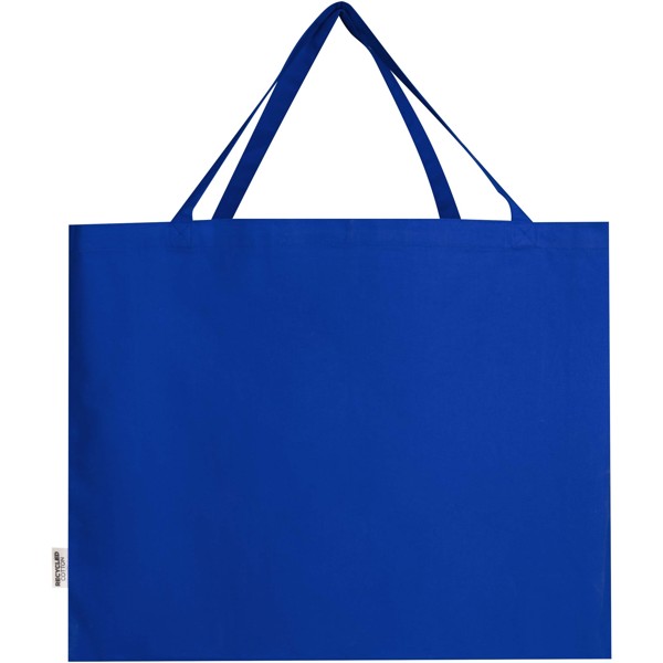 Sac shopping Odessa en coton recyclé 220 g/m² certifié GRS 40L - Bleu royal