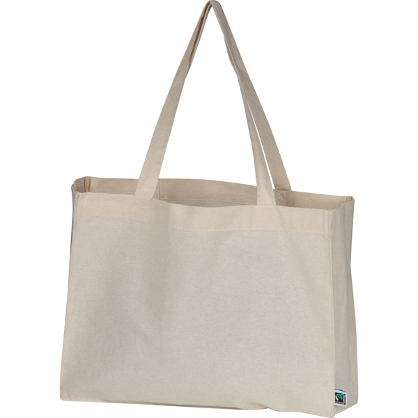 Fairtrade cotton bag DUSTIN - Beige