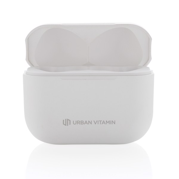 Ušesni čepki Urban Vitamin Alamo, ANC 25 dB, 20 ur predvajanja - Bela