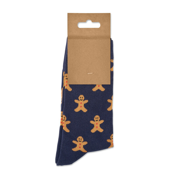 Paire de chaussettes de Noël M Soc Medium - Bleu