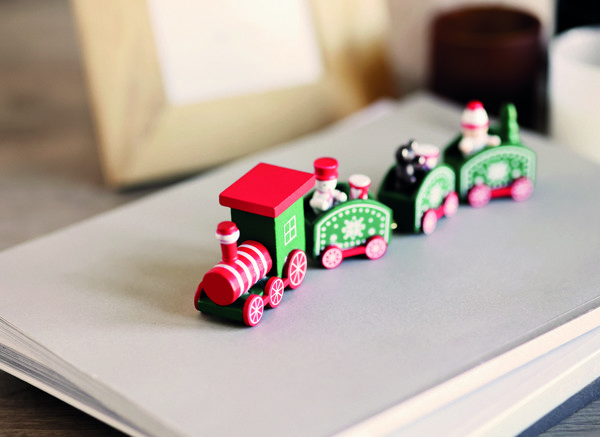Wooden Christmas train Juna