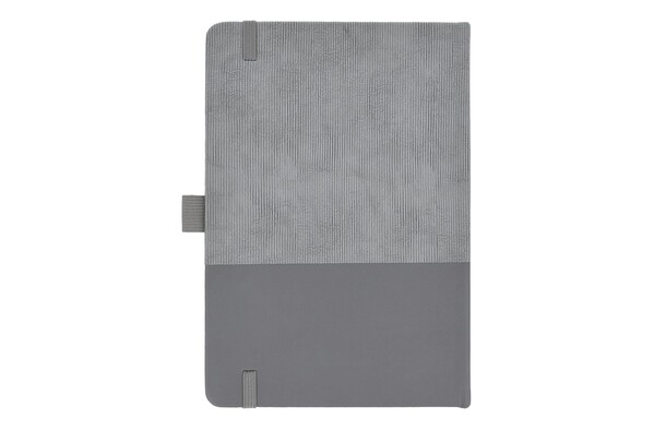 Carnet de notes en cuir thermo A5 - Gris